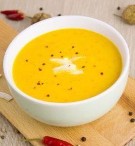 Lotao Kaya Coconut Jam Herbstliche Kürbissuppe mit Lotao Kokosnuss Aufstrich